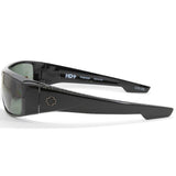 Spy Logan Shiny Black/HD Plus Grey-Green Polarised Men's Sports Sunglasses